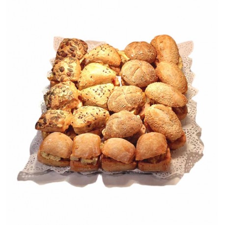 Bandeja de 20 minibocadillos de tortilla de patata