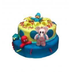 Pastel fondant Pocoyó