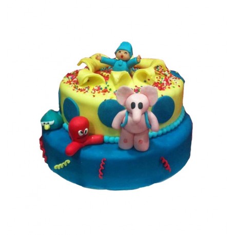 Pastel fondant Pocoyó