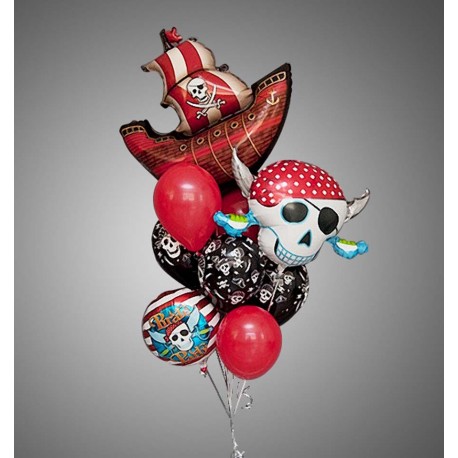 Barco pirata de globos