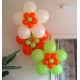Flor de globos lisos